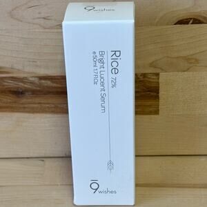 9 Wishes Rice 72% Bright Lucent Serum 1.7 fl. oz. New